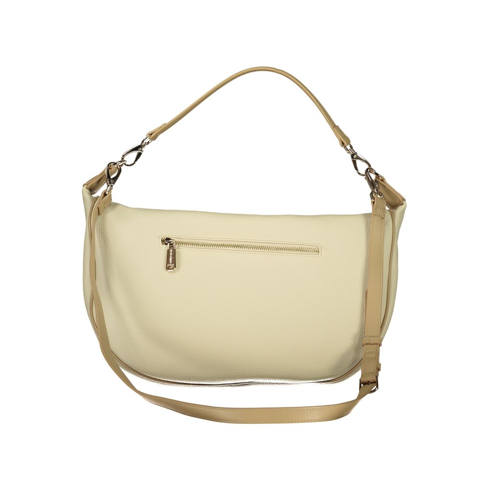 Mario Valentino Beige Polyurethane Women's Bag | Regal Royce
