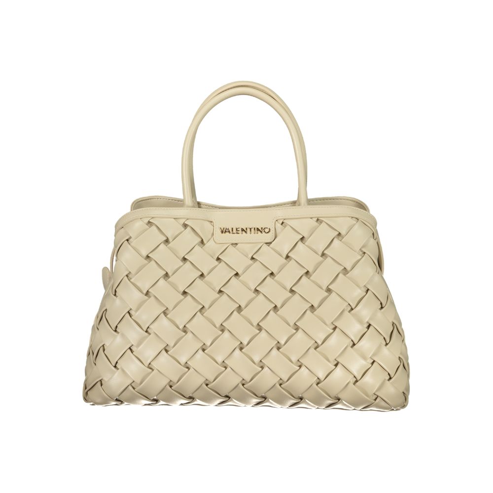Mario Valentino Beige Polyurethane Women's Bag | Regal Royce