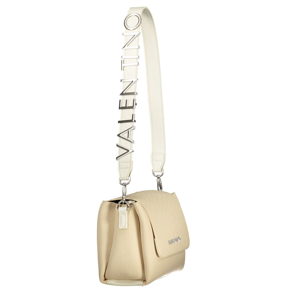 Mario Valentino Beige Polyurethane Women Bag | Regal Royce