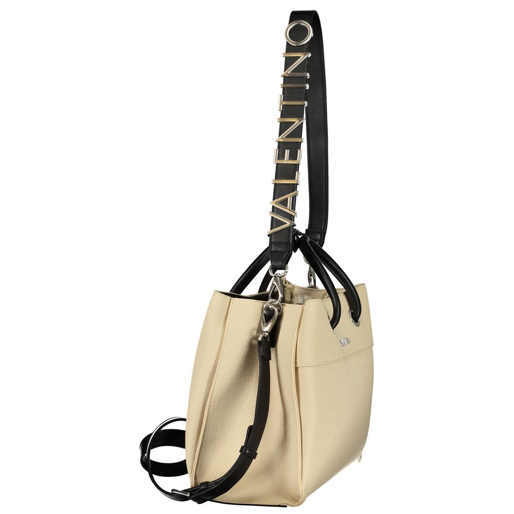 Mario Valentino Beige Polyurethane Women Bag | Regal Royce