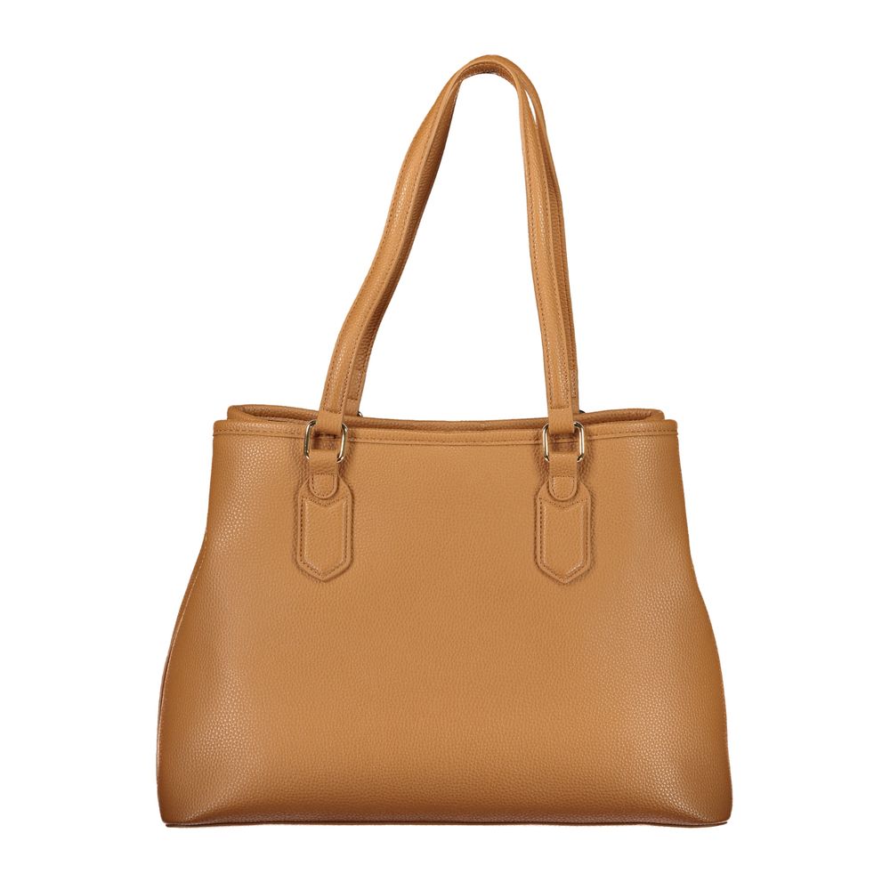 Mario Valentino Brown Polyurethane Women's Bag | Regal Royce