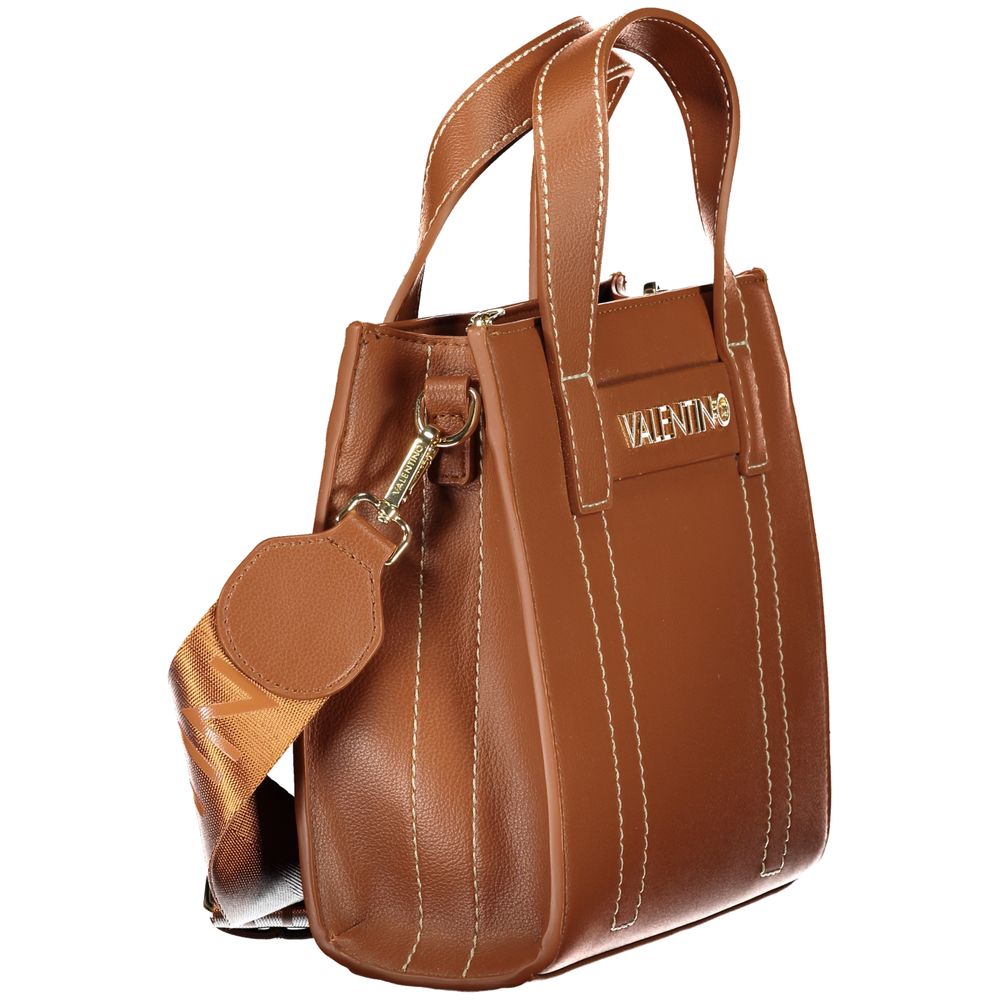 Mario Valentino Brown Polyurethane Women's Bag | Regal Royce