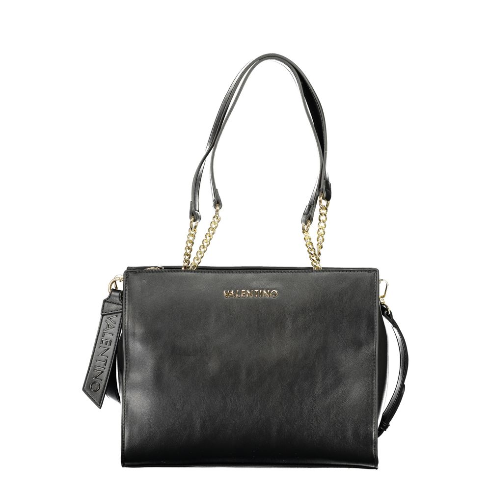 Mario Valentino Black Polyurethane Womens Bag | Regal Royce