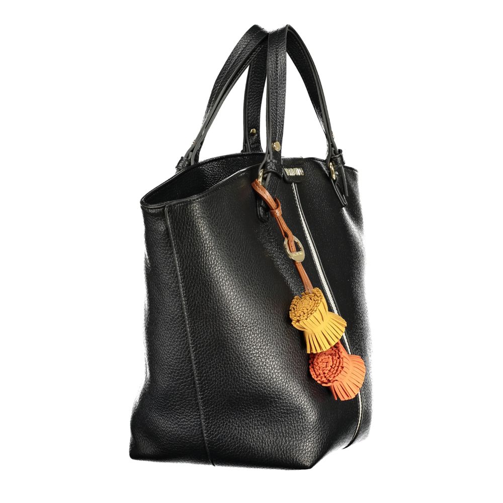 Mario Valentino Nero Polyurethane Women's Bag | Regal Royce