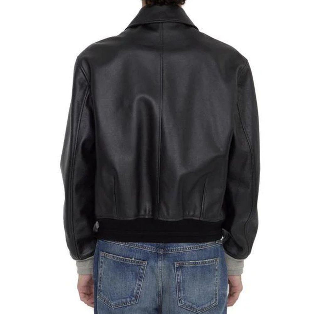 Dior Black Calfskin Leather Jacket | Regal Royce