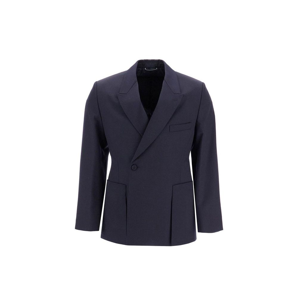 Dior Blue Virgin Wool Blazer | Regal Royce