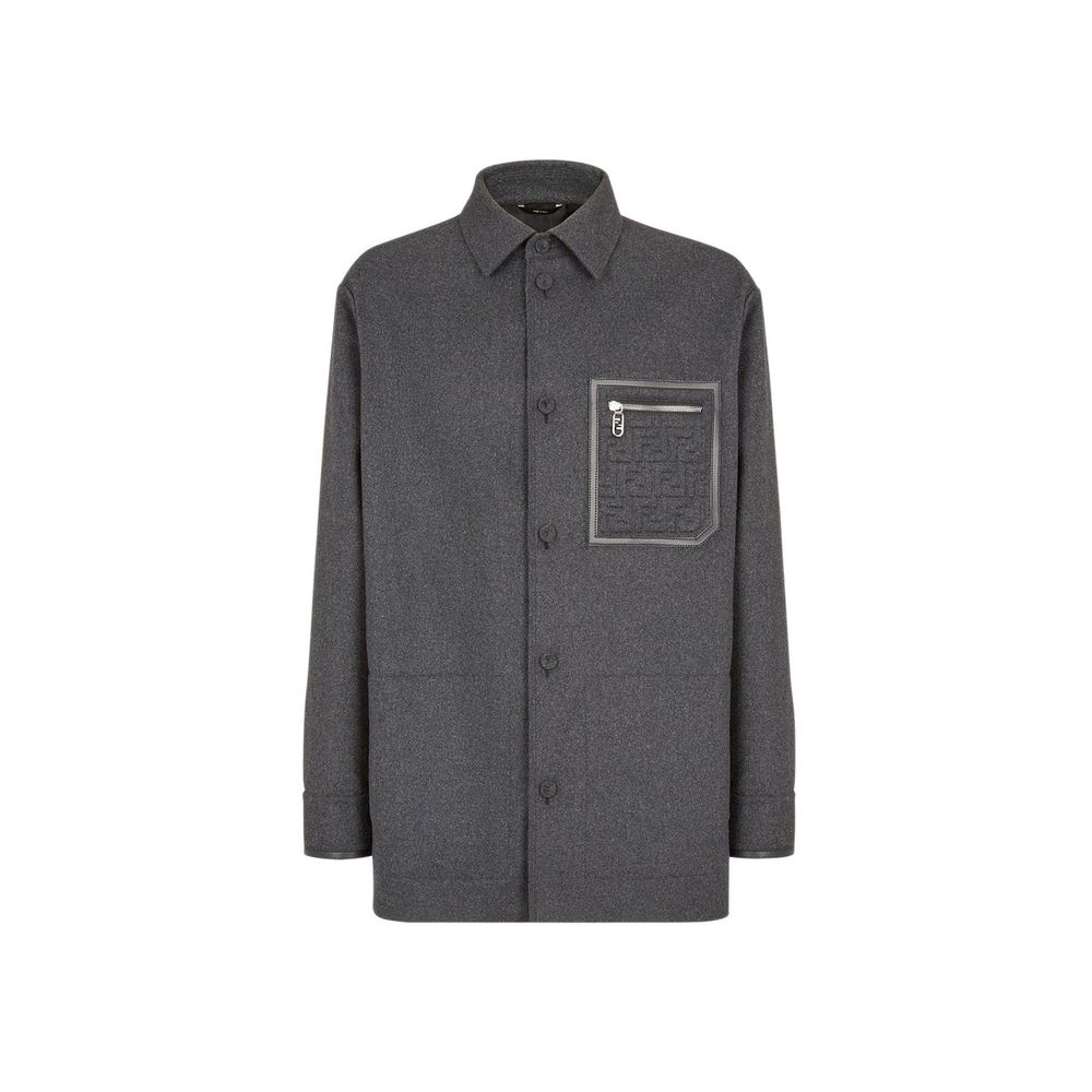 Fendi Gray Cashmere Coat | Regal Royce