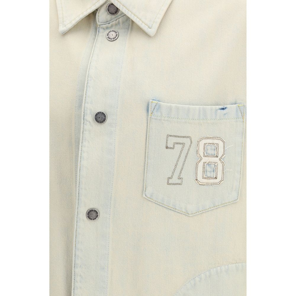Golden Goose Beige Cotton Denim Jacket | Regal Royce