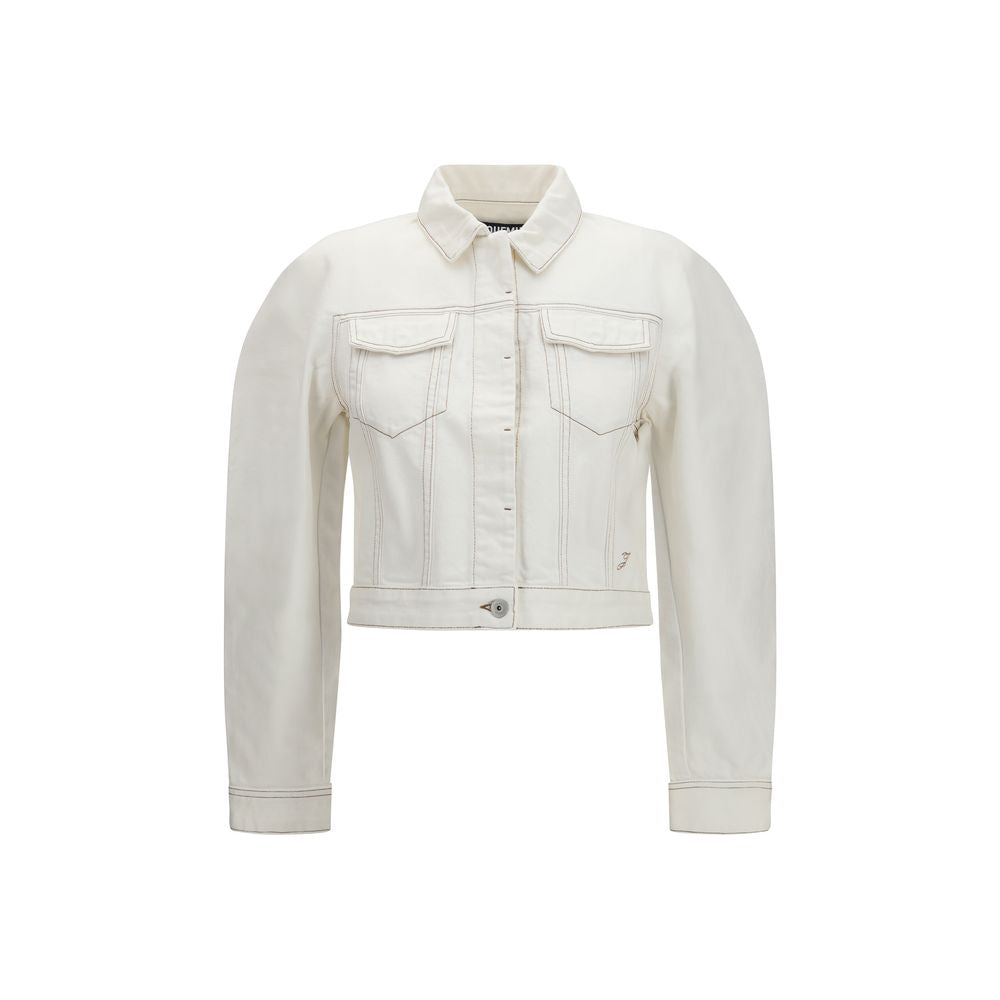 Jacquemus White Cotton Denim Jacket | Regal Royce