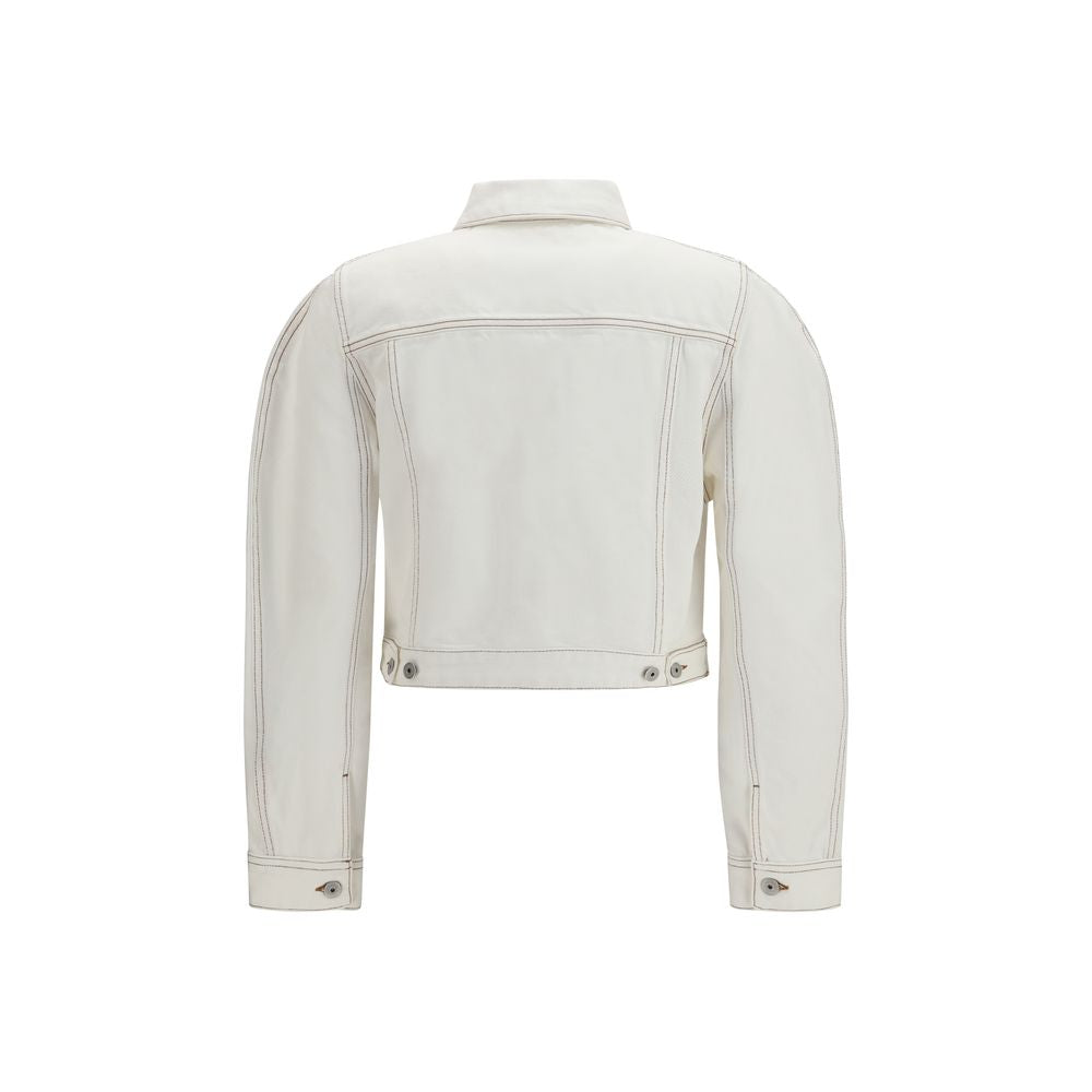 Jacquemus White Cotton Denim Jacket | Regal Royce