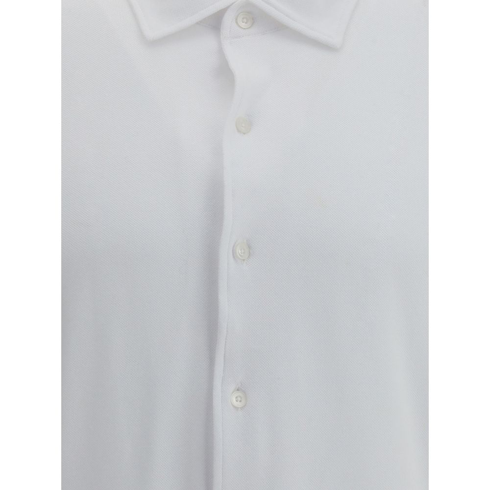 Brooksfield White Cotton Dress Shirt | Regal Royce