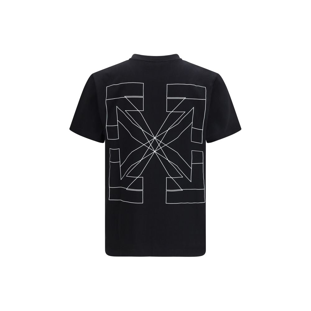 Off-White Black Cotton T-Shirt | Regal Royce