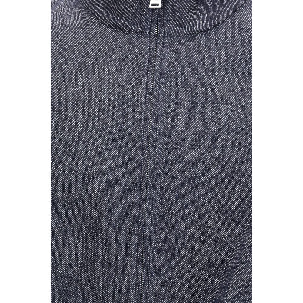 Fendi Blue Linen Denim Jacket | Regal Royce