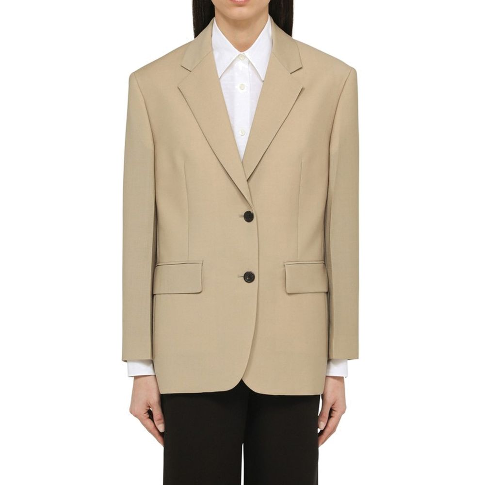 Prada Beige Mohair Blazer | Regal Royce
