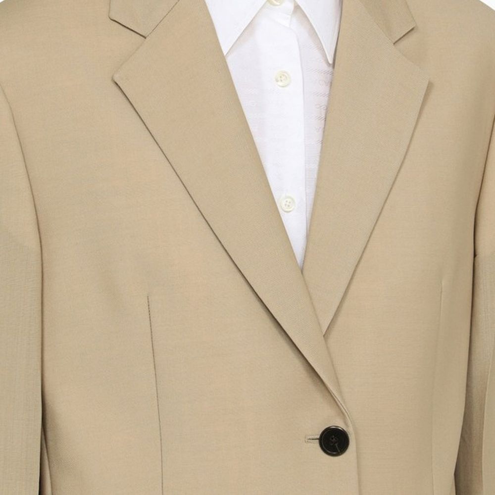 Prada Beige Mohair Blazer | Regal Royce