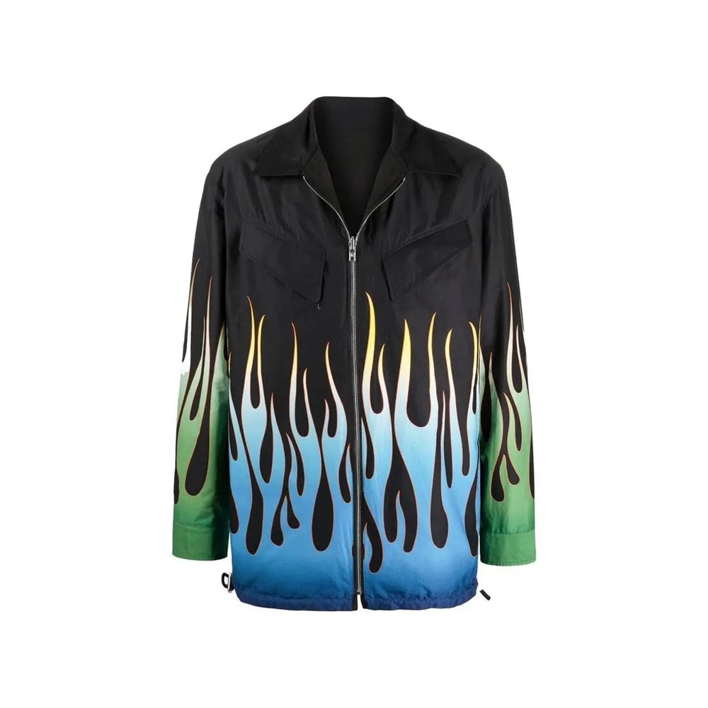 Kenzo Black Cotton Full-Length Jacket | Regal Royce