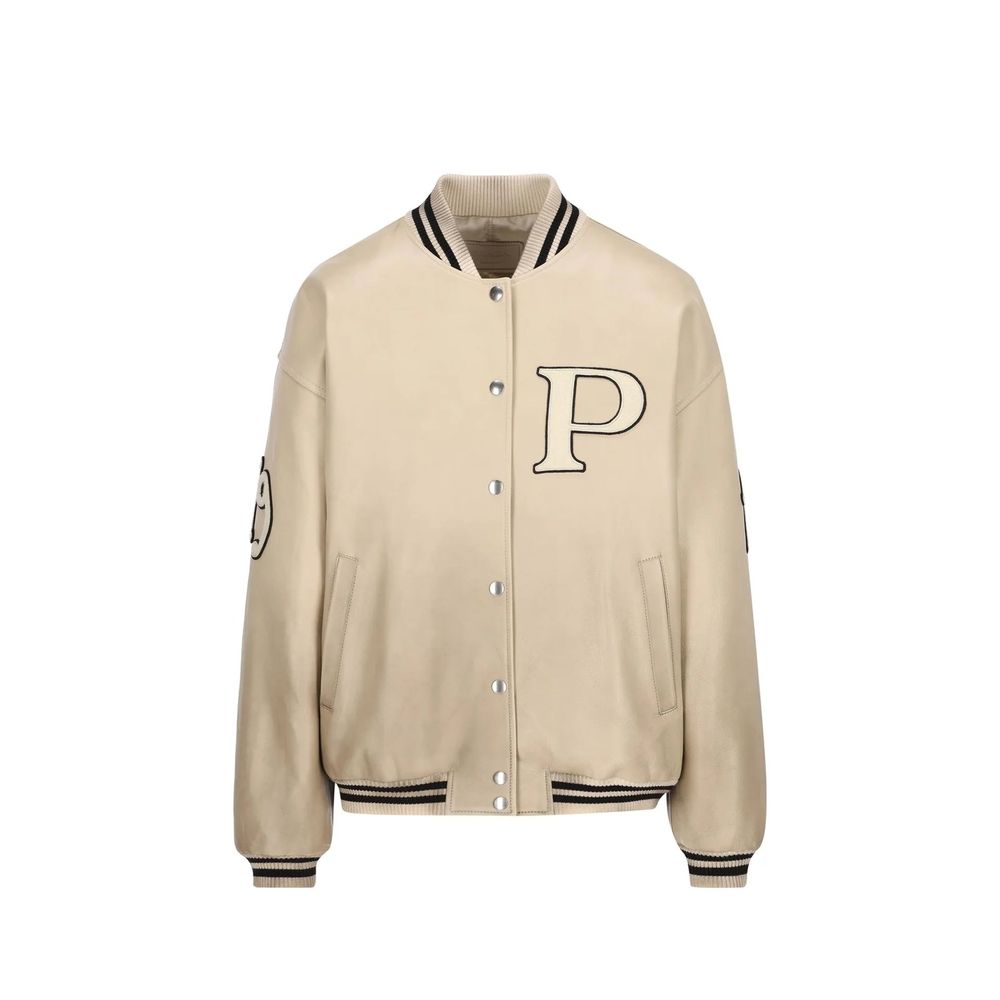 Prada Beige Calfskin Bomber | Regal Royce