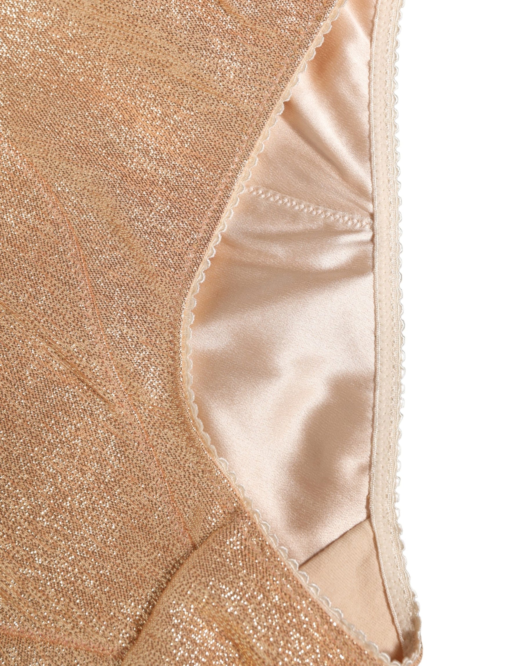 Dolce & Gabbana Beige Silk Blend High Waist Girdle Panty Underwear | Regal Royce
