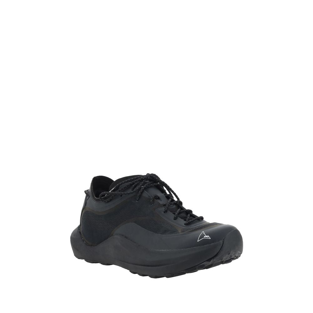 ROA Black Polyester Athletic Sneakers | Regal Royce