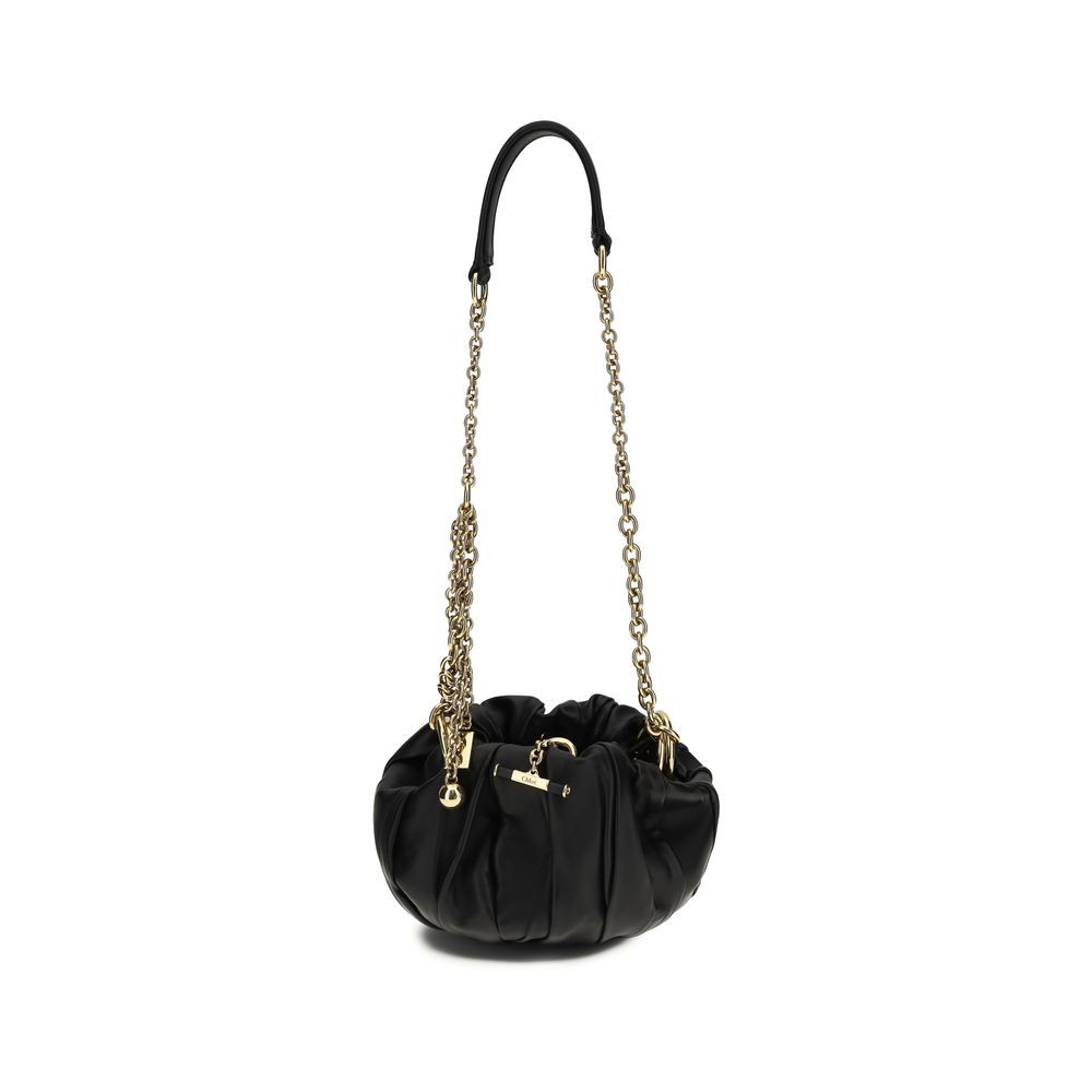 Chloé Black Lamb Ovis Aries Aries Shoulder Bag | Regal Royce