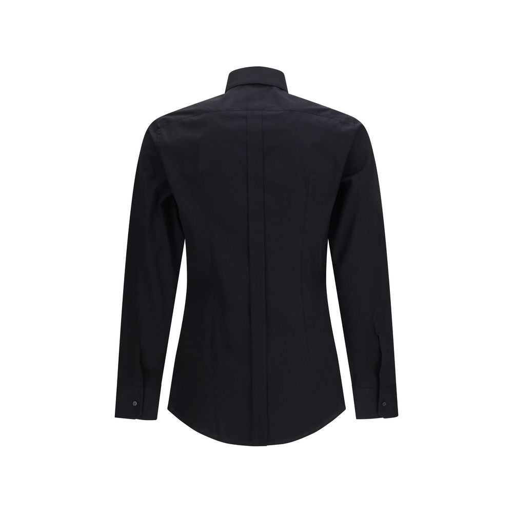 Dolce & Gabbana Black Cotton Dress Shirt | Regal Royce