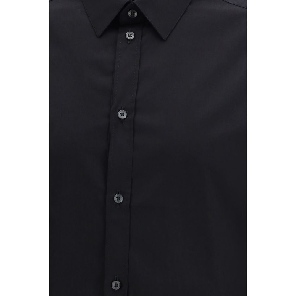 Dolce & Gabbana Black Cotton Dress Shirt | Regal Royce