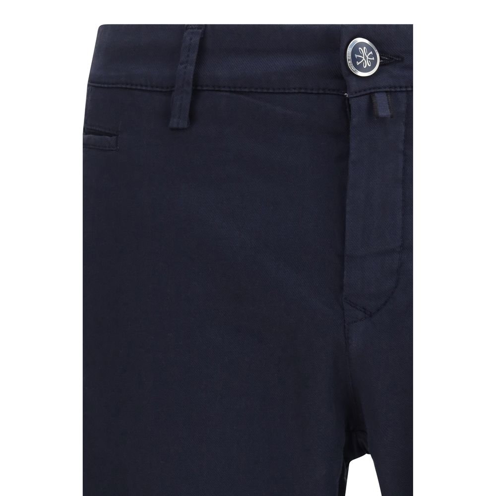 Jacob Cohen Blue Cotton Chino Pants | Regal Royce