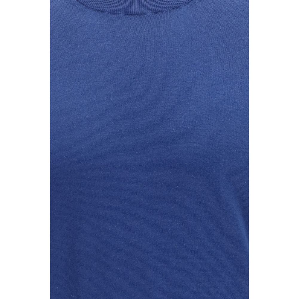 Brunello Cucinelli Blue Cotton T-Shirt | Regal Royce