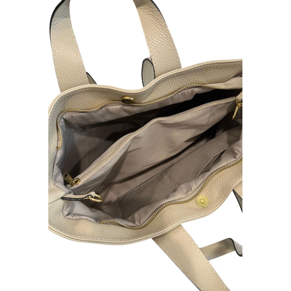 Baldinini Trend Beige Cowhide Clutch Bag | Regal Royce