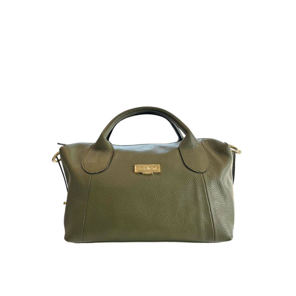 Baldinini Trend Green Leather Women Handbag | Regal Royce