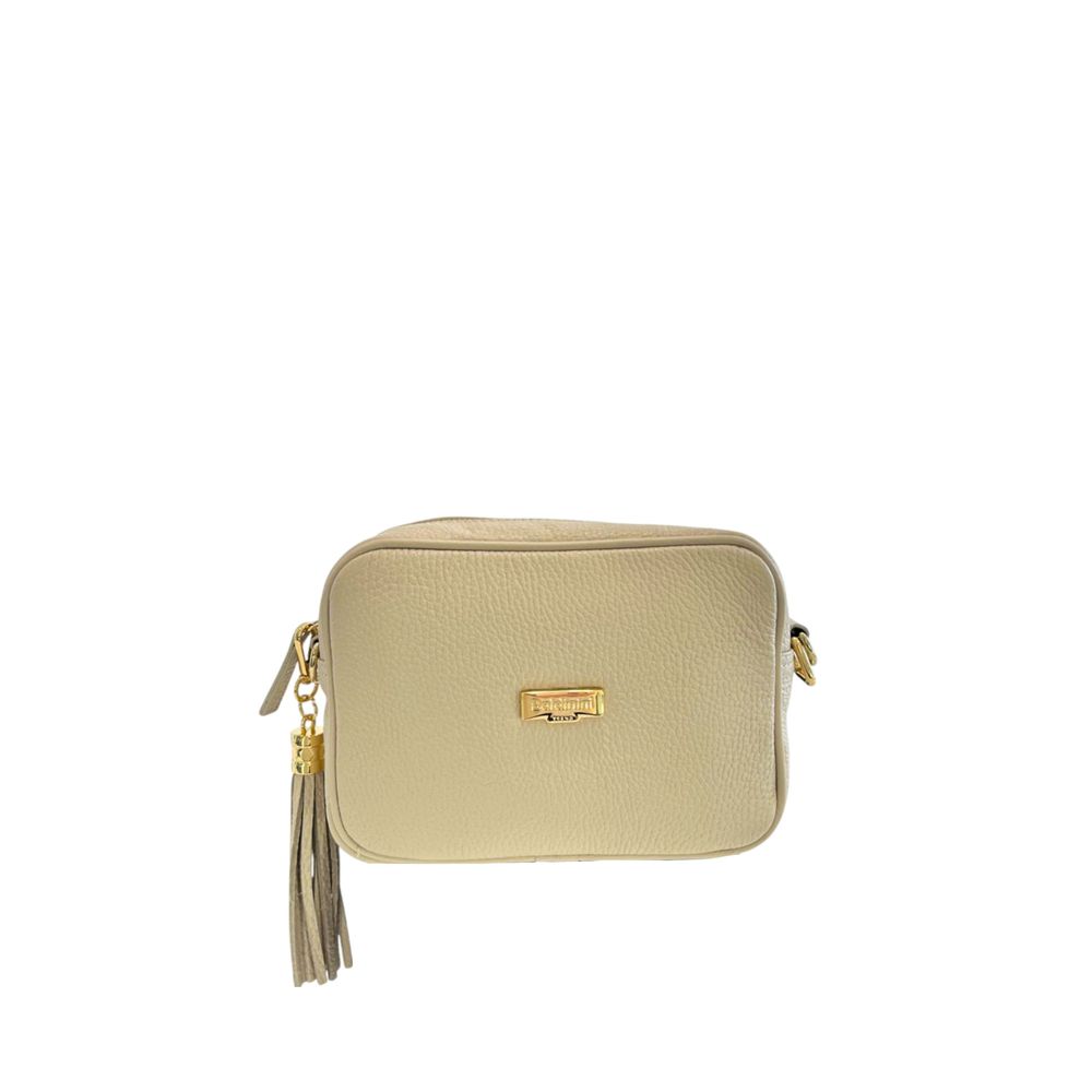 Baldinini Trend Beige Cowhide Crossbody Bag | Regal Royce