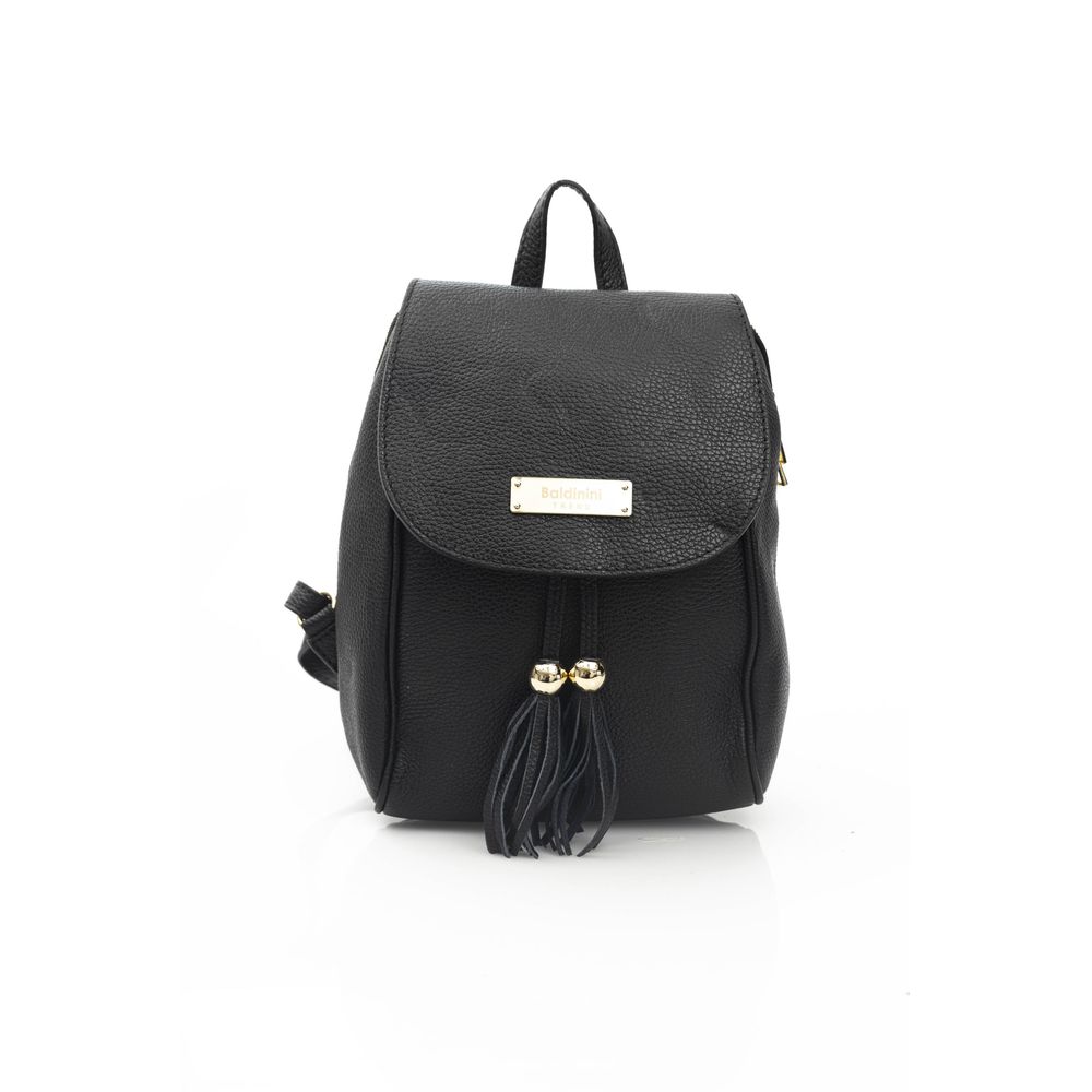Baldinini Trend Black Cowhide Crossbody Bag | Regal Royce