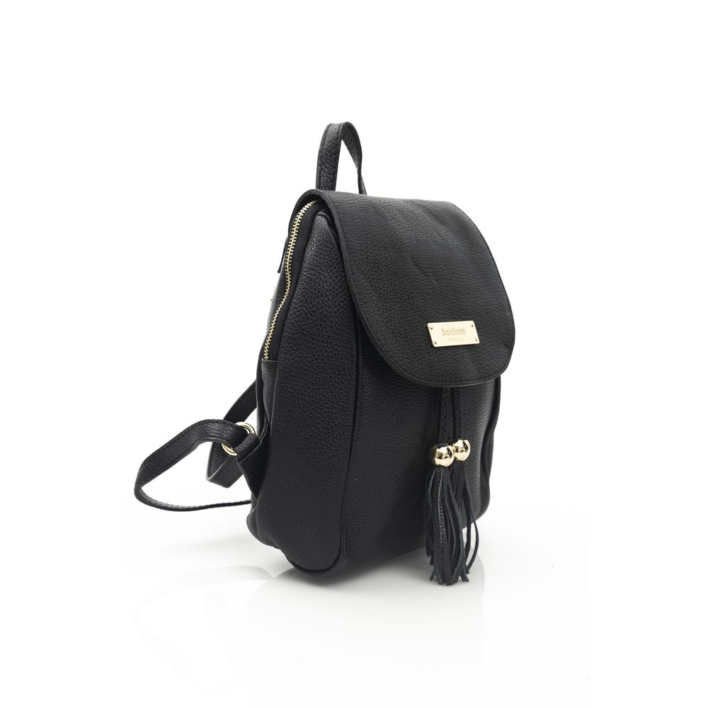 Baldinini Trend Black Cowhide Crossbody Bag | Regal Royce