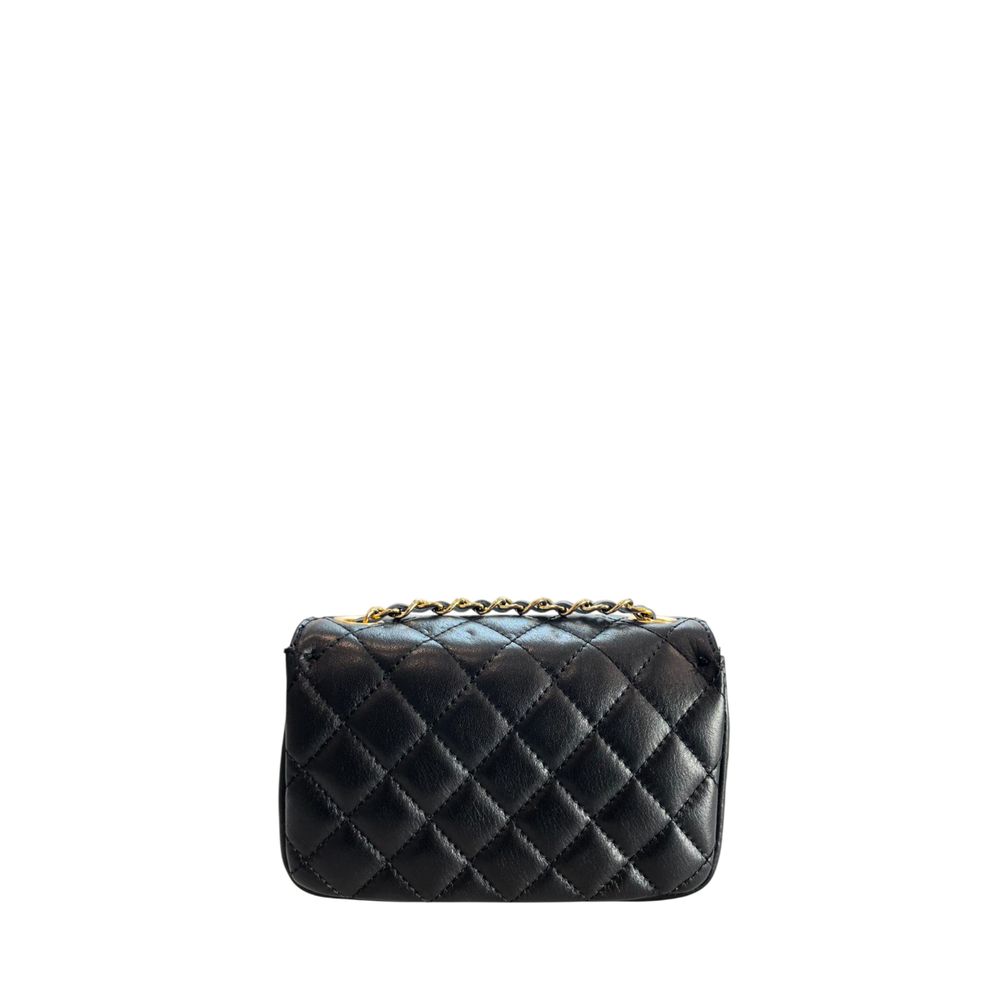 Baldinini Trend Black Cowhide Crossbody Bag | Regal Royce