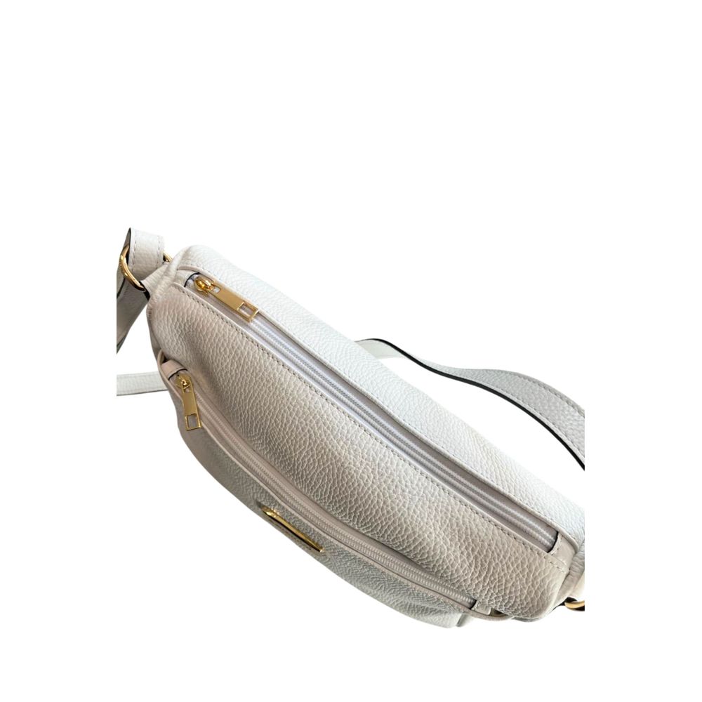 Baldinini Trend White Cowhide Crossbody Bag | Regal Royce