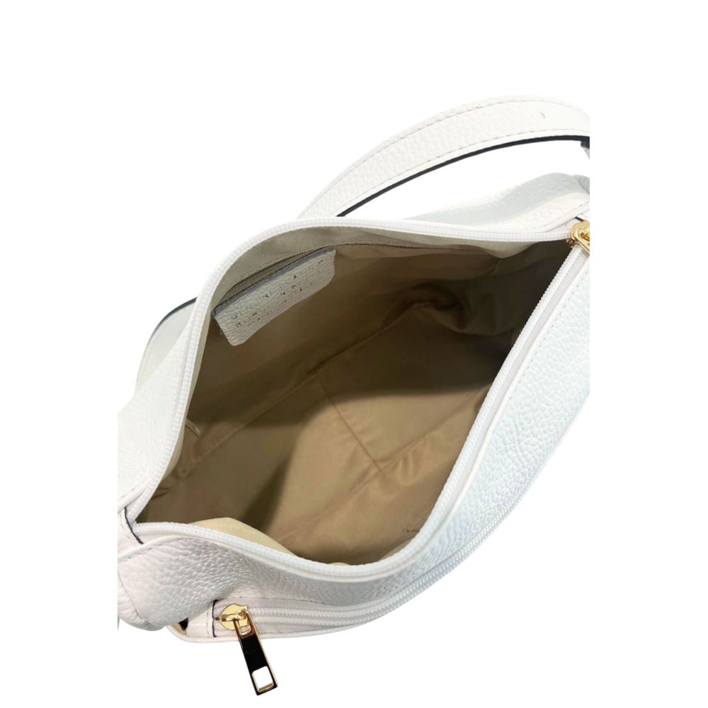 Baldinini Trend White Cowhide Crossbody Bag | Regal Royce