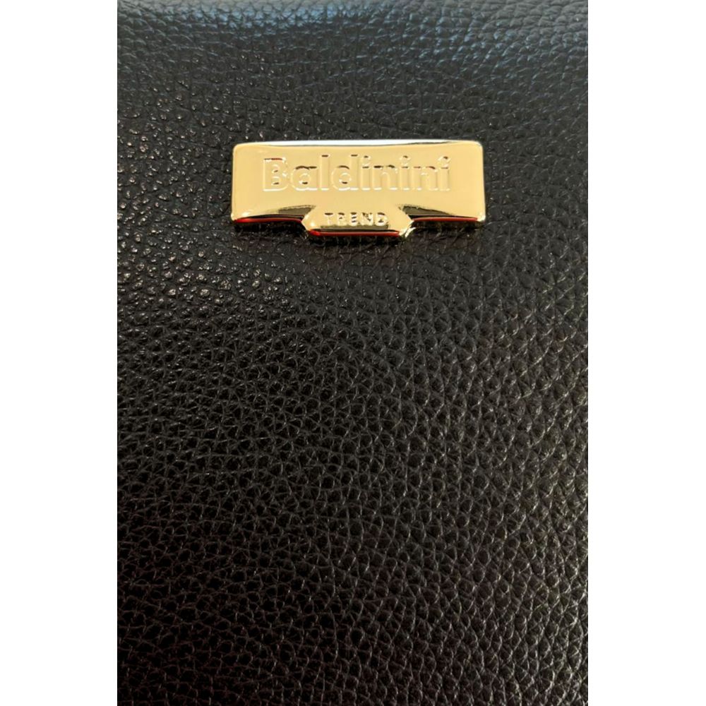 Baldinini Trend Black Leather Women Bag | Regal Royce