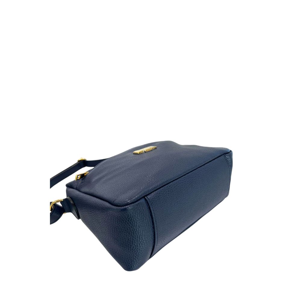 Baldinini Trend Blue Cowhide Crossbody Bag | Regal Royce