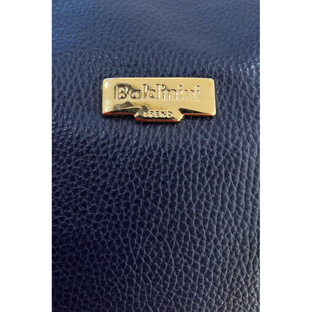 Baldinini Trend Blue Cowhide Crossbody Bag | Regal Royce