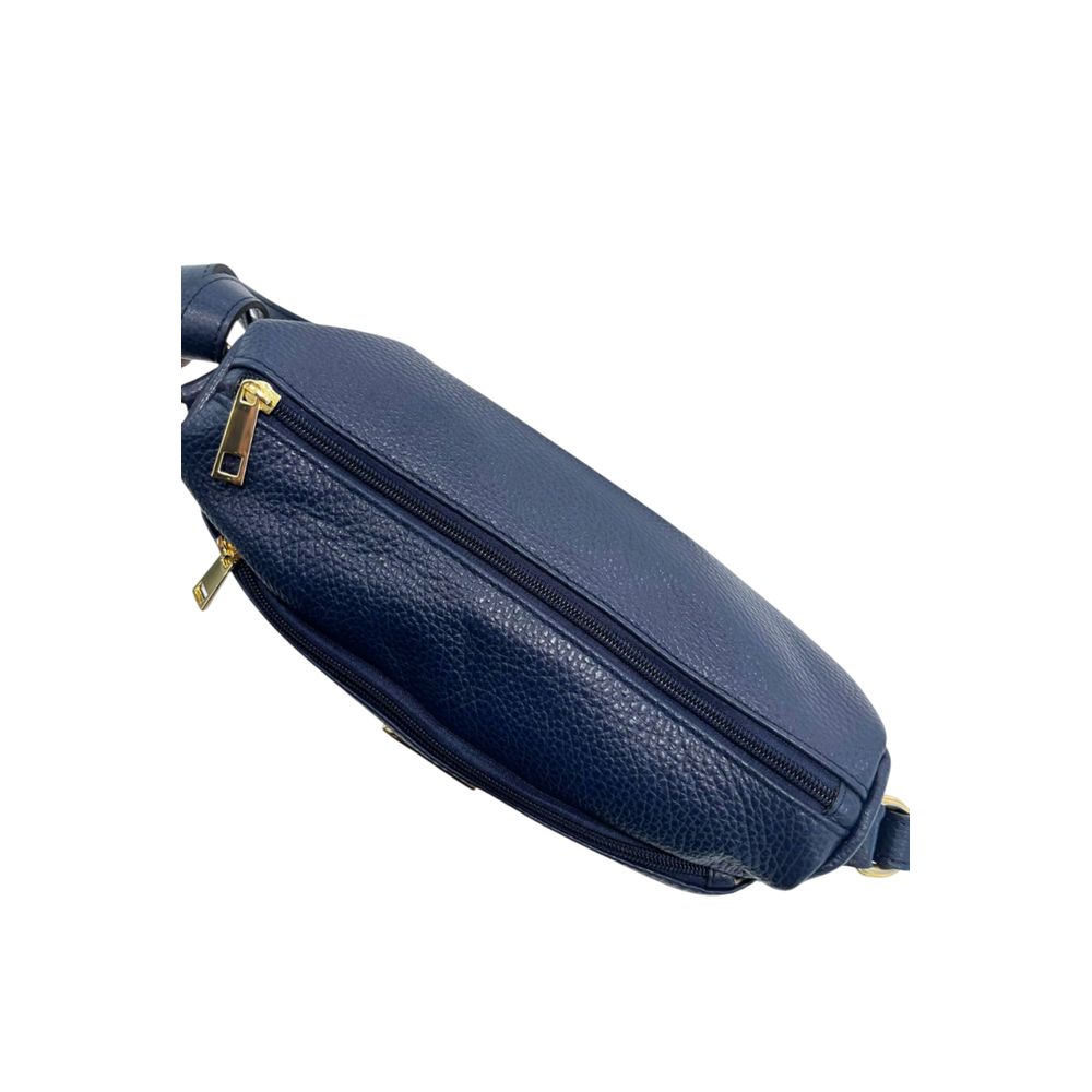 Baldinini Trend Blue Cowhide Crossbody Bag | Regal Royce