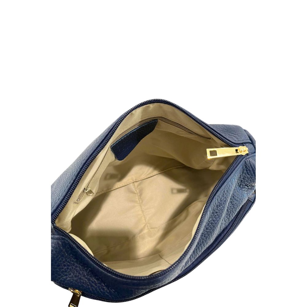 Baldinini Trend Blue Cowhide Crossbody Bag | Regal Royce