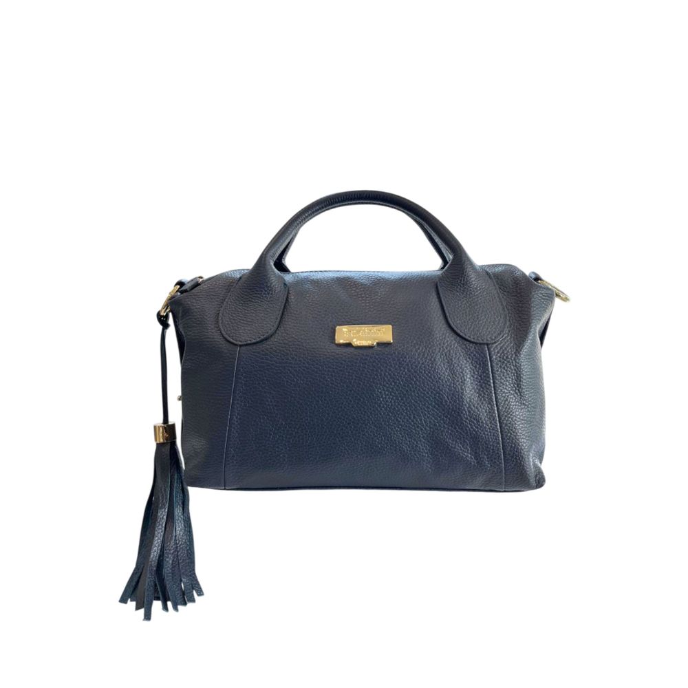 Baldinini Trend Blue Leather Women Handbag | Regal Royce