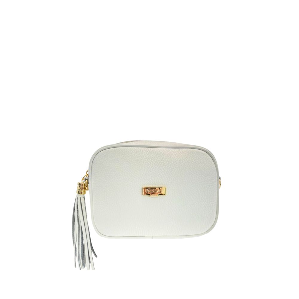 Baldinini Trend White Cowhide Crossbody Bag | Regal Royce