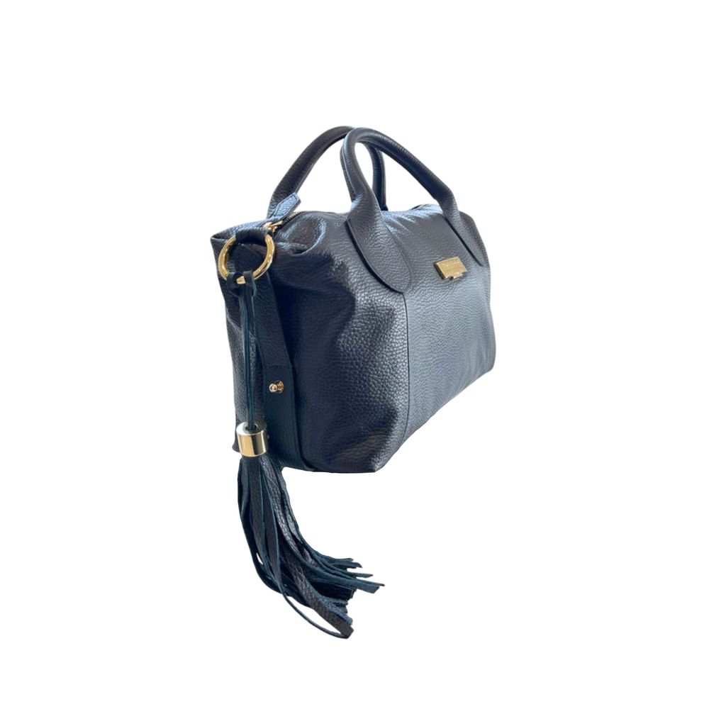 Baldinini Trend Blue Leather Women Handbag | Regal Royce