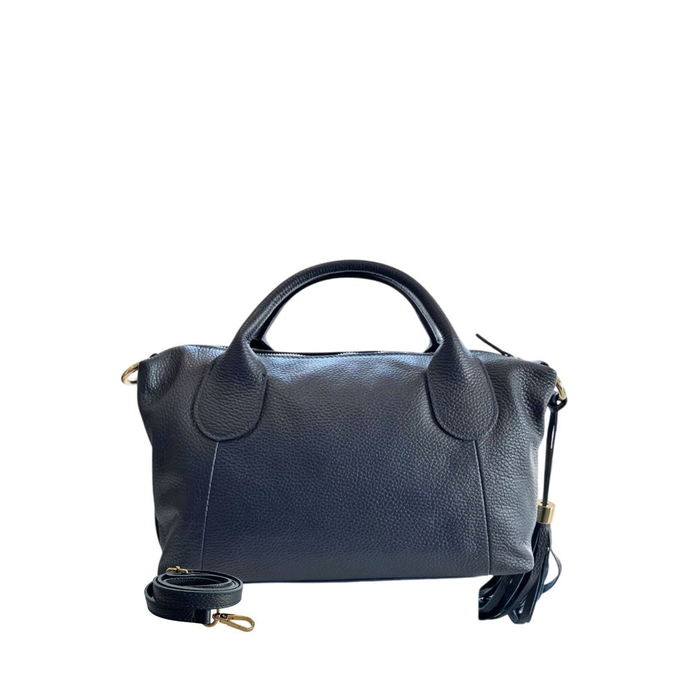 Baldinini Trend Blue Leather Women Handbag | Regal Royce