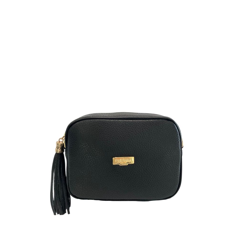 Baldinini Trend Black Cowhide Crossbody Bag | Regal Royce