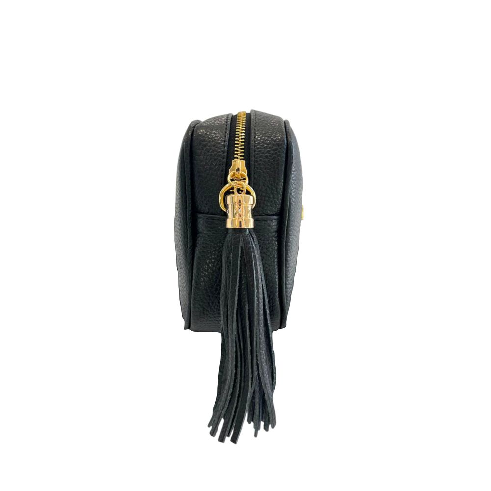 Baldinini Trend Black Cowhide Crossbody Bag | Regal Royce
