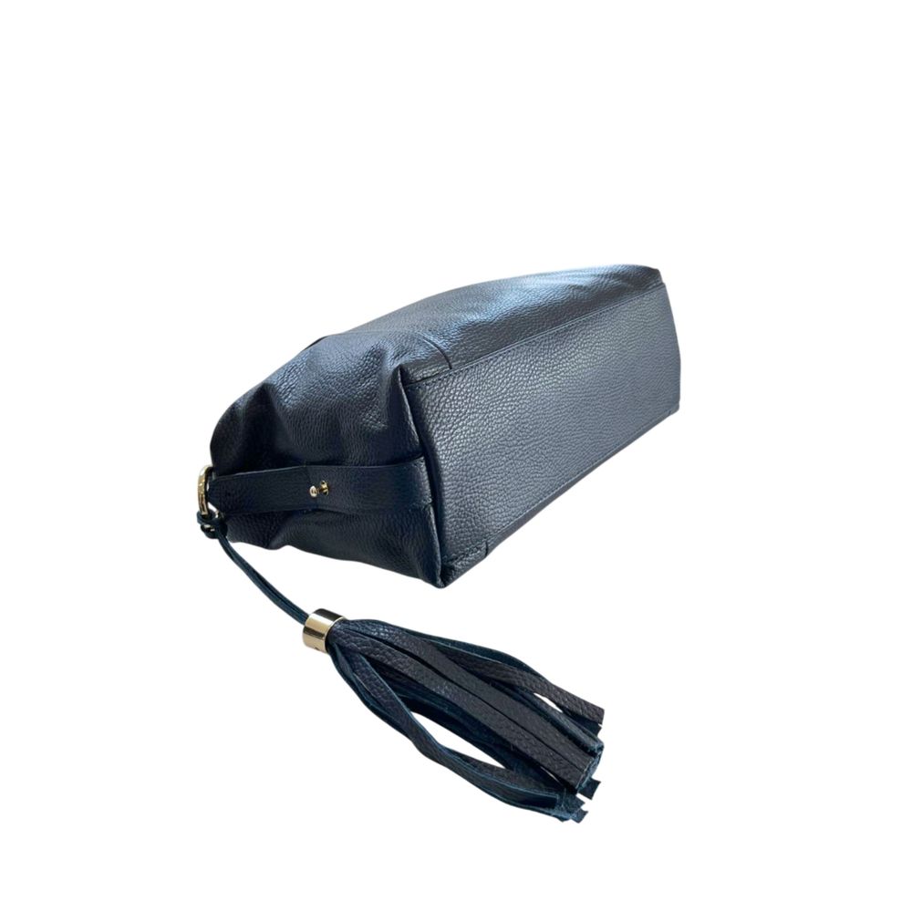 Baldinini Trend Blue Leather Women Handbag | Regal Royce