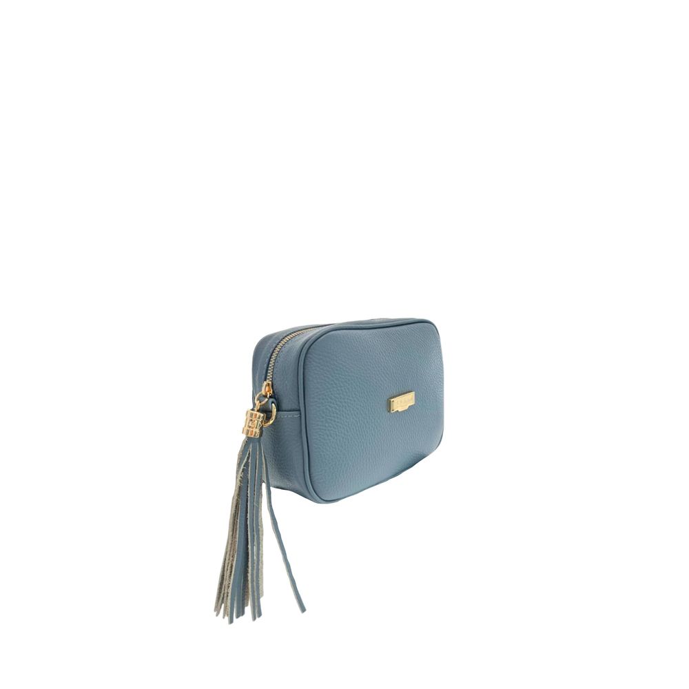 Baldinini Trend Blue Cowhide Crossbody Bag | Regal Royce