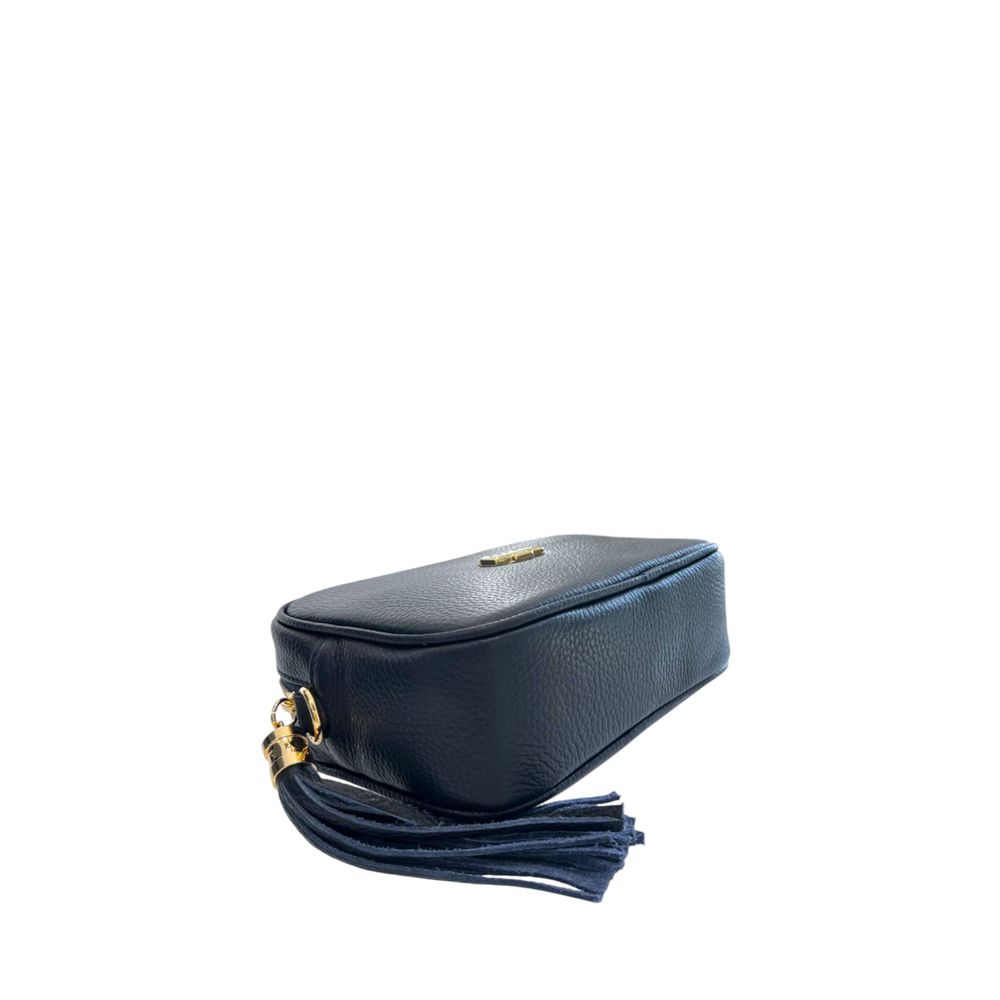 Baldinini Trend Blue Cowhide Crossbody Bag | Regal Royce